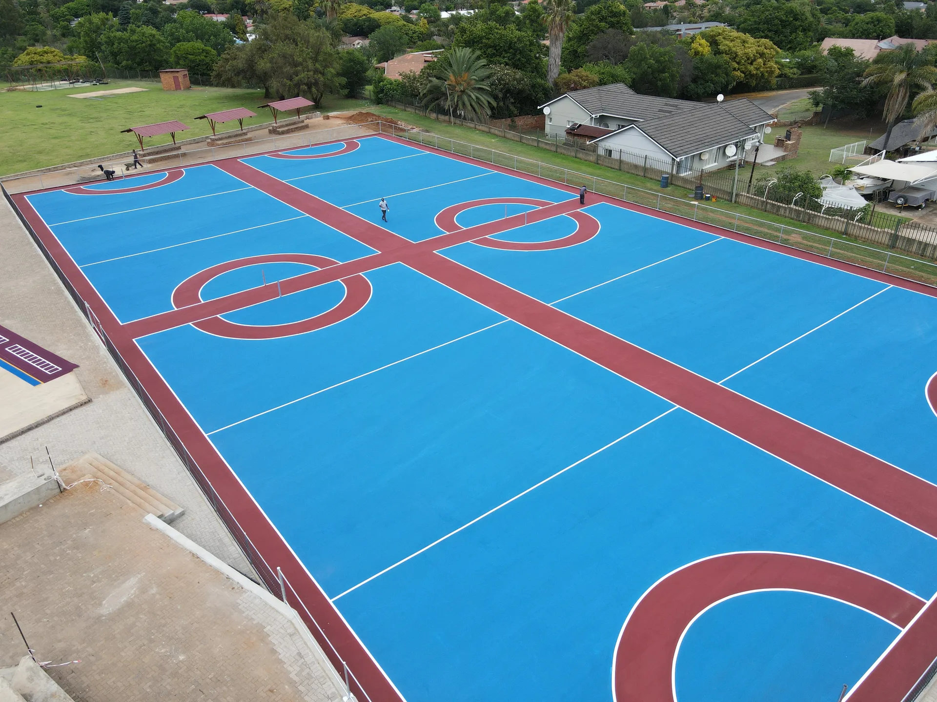 Court surfacing project